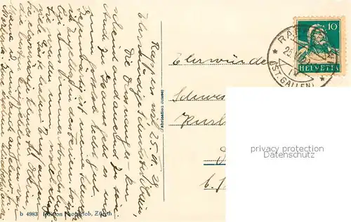 AK / Ansichtskarte Rapperswil_BE Teilansicht v. See aus Rapperswil BE