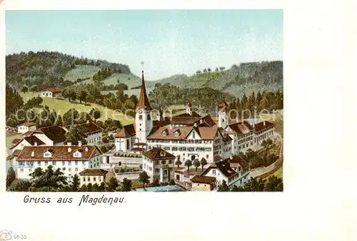 AK / Ansichtskarte Magdenau_Botsberg_Flawil_SG Teilansicht 