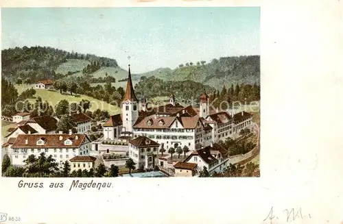 AK / Ansichtskarte Magdenau_Botsberg_Flawil_SG Teilansicht 