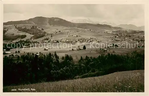 AK / Ansichtskarte Hundwil_AR Gesamtansicht Panorama 