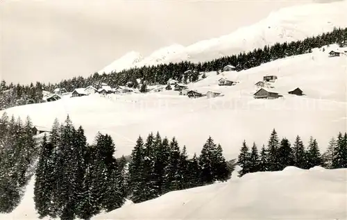 AK / Ansichtskarte Cari Croce_TI Totalansicht im Winter 