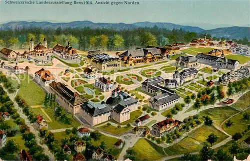 AK / Ansichtskarte Bern_BE Schweizerische Landesausstellung geg. Norden Bern_BE