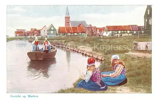 AK / Ansichtskarte  Marken Gezicht op Marken Marken