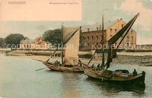 AK / Ansichtskarte 73794702 Vlissingen Binnenkomende Visschers Vlissingen