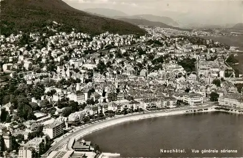 AK / Ansichtskarte Neuchatel_NE Vue generale aerienne Neuchatel NE