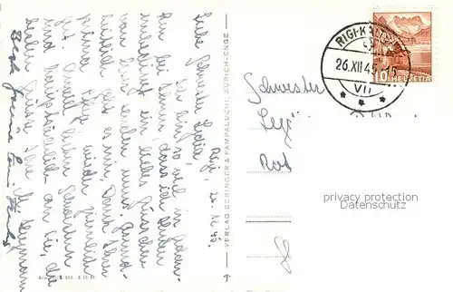 AK / Ansichtskarte Rigi_Kaltbad First mit Rotstock Rigi_Kaltbad