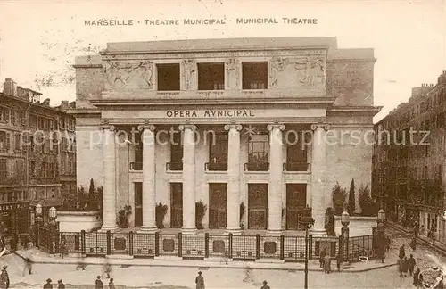 AK / Ansichtskarte Marseille_13 Theatre Municipal 