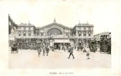 AK / Ansichtskarte Paris_75 Gare de l Est 