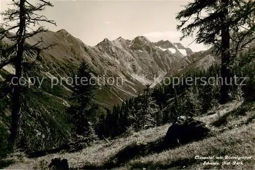 AK / Ansichtskarte Cluozatal_Val_Clouza_Diavelgruppe_GR Panorama 
