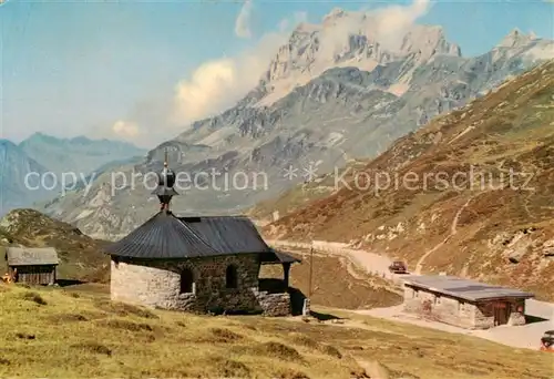 AK / Ansichtskarte Klausenpasshoehe Kapelle mit Schaechentaler Windgaelle Klausenpasshoehe
