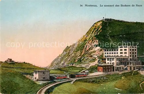 AK / Ansichtskarte Montreux__VD Le sommet des Rochers de Naye 