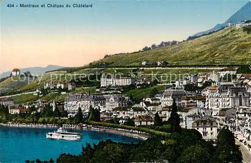 AK / Ansichtskarte Montreux__VD et Chateau du Chatelard 