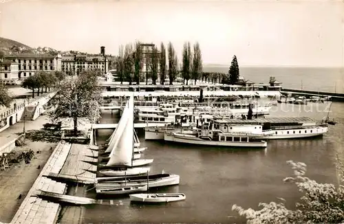 AK / Ansichtskarte Neuchatel_NE Le Port Neuchatel NE