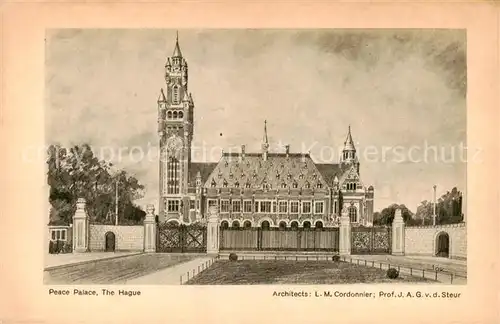 AK / Ansichtskarte  Den_Haag_La_Haye_NL Palais de la Paix Le Haye 