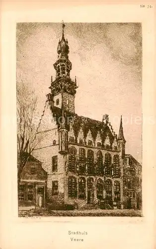 AK / Ansichtskarte  Veere_NL Stadhuis 