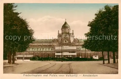 AK / Ansichtskarte 73794820 Amsterdam__NL Frederiksplein met Paleis voor Volksvlijt 