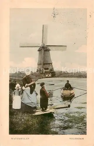 AK / Ansichtskarte  Volendam Watermolen Volendam