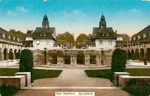 AK / Ansichtskarte  Bad_Nauheim Sprudelhof Feldpost Bad_Nauheim