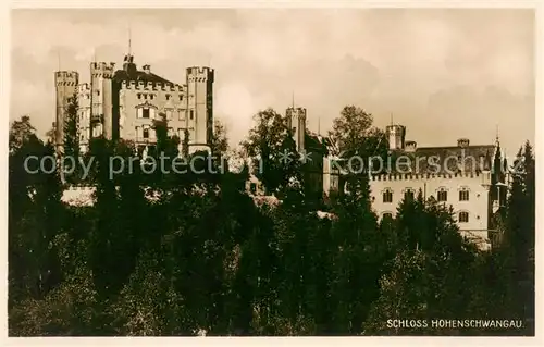 AK / Ansichtskarte  Schwangau Schloss Hohenschwangau Schwangau