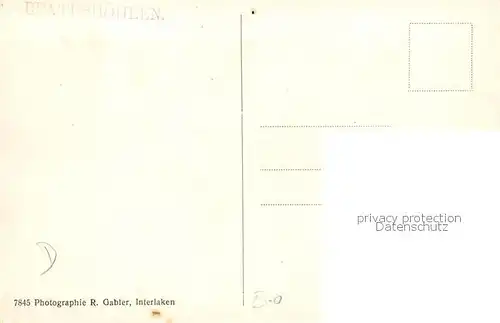 AK / Ansichtskarte Interlaken_BE Beatushoehlen am Thunersee Walhalla Interlaken_BE