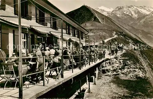 AK / Ansichtskarte Brienzer_Rothorn_Brienzerrothorn_BE Berghotel mit Gipfel Berner Alpen 
