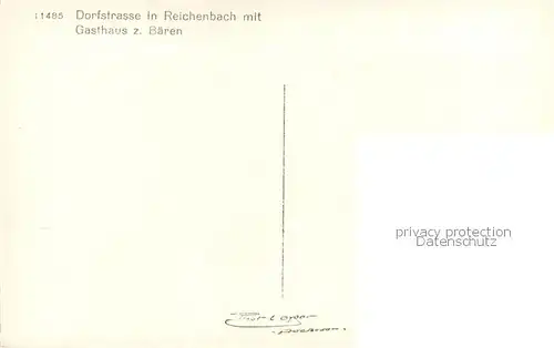 AK / Ansichtskarte Reichenbach_Kandertal_BE Dorfstrasse mit Gasthaus zum Baeren Reichenbach_Kandertal_BE
