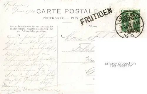 AK / Ansichtskarte Frutigen_BE Lac Bleu Blausee im Kandertal Berner Alpen Frutigen BE