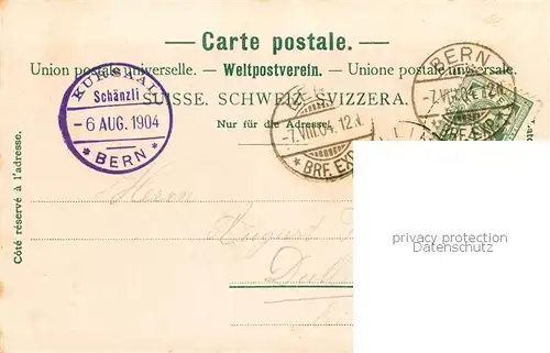 AK / Ansichtskarte Bern_BE Hirschenpark Bern_BE