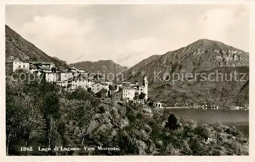 AK / Ansichtskarte Vico_Morcote Panorama Lago di Lugano Vico Morcote