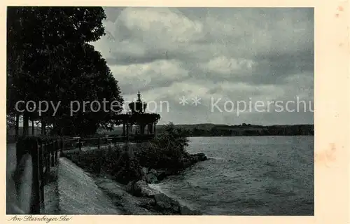 AK / Ansichtskarte  Starnberg_Starnbergersee Uferpromenade 