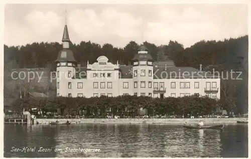 AK / Ansichtskarte  Starnbergersee See-Hotel Leoni am See Starnbergersee