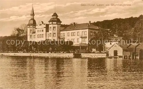 AK / Ansichtskarte  Starnberg_Starnbergersee See-Hotel Leoni am See 