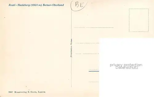 AK / Ansichtskarte Reuti Hasleberg_Reuti Hasliberg_BE Panorama 