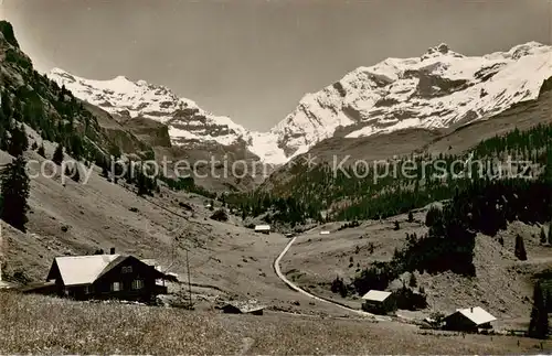 AK / Ansichtskarte Kiental_BE Naturfreundehaus Gornern Aussenansicht  