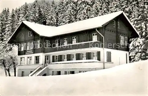 AK / Ansichtskarte Grindelwald Ferienheim Herzogenbuchsee Aussenansicht Winter Schnee Grindelwald