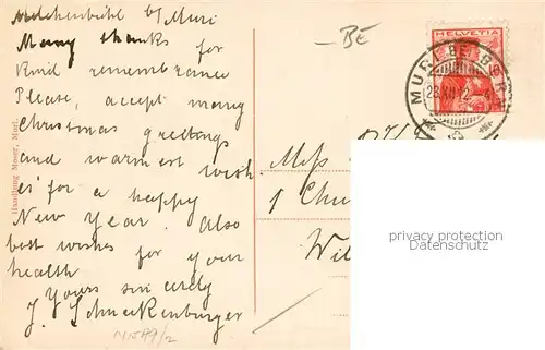 AK / Ansichtskarte Muri_BE Teilansicht m. Kirche Muri_BE