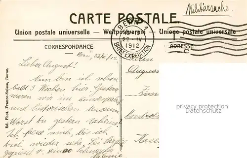 AK / Ansichtskarte Bern_BE Englische Kirche Aussenansicht Bern_BE