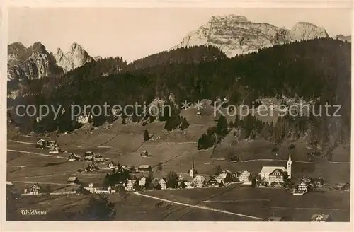 AK / Ansichtskarte Wildhaus__SG Gesamtansicht 