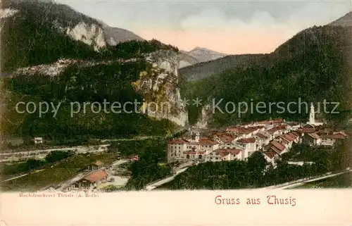 AK / Ansichtskarte Thusis_GR Gesamtansicht 