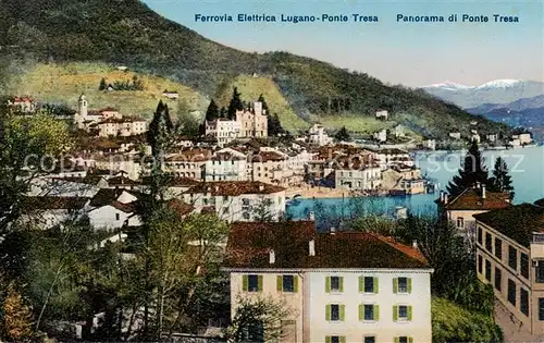 AK / Ansichtskarte Ponte Tresa_TI Panorama 