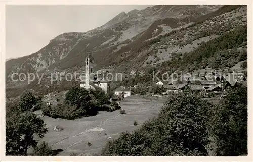 AK / Ansichtskarte Rossura_TI Teilansicht m. Kirche 