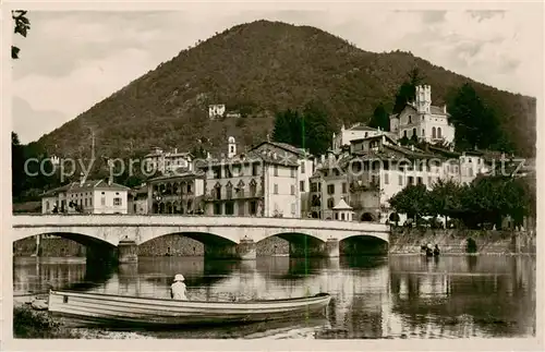 AK / Ansichtskarte Ponte Tresa_TI Partie am Luganer See 