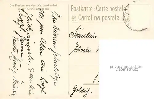 AK / Ansichtskarte Saanen_BE Kirche zu Saanen 