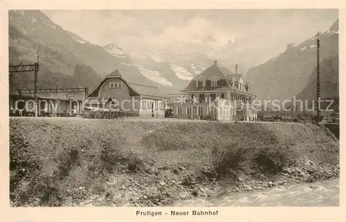 AK / Ansichtskarte Frutigen_BE Bahnhof Frutigen BE