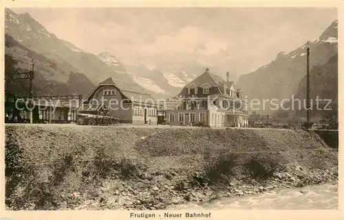 AK / Ansichtskarte Frutigen_BE Bahnhof Frutigen BE