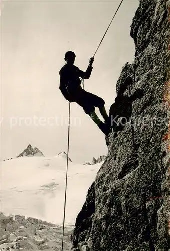 AK / Ansichtskarte Adelboden_BE Kletterer Bergsteiger 