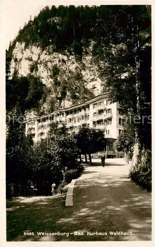 AK / Ansichtskarte Weissenburg_BE Bad Kurhaus Waldhaus Aussenansicht Weissenburg BE