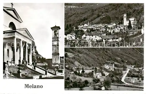 AK / Ansichtskarte Melano_TI Teilansichten 
