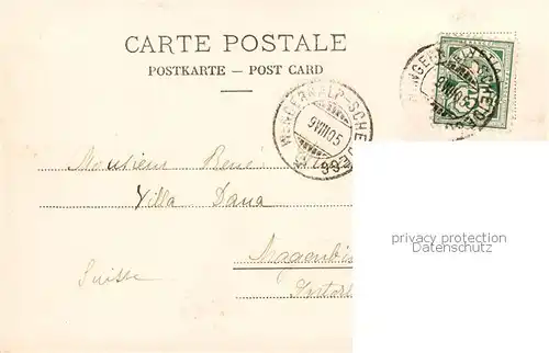 AK / Ansichtskarte Eigergletscher_BE Partie a. d. Eigergletscher u. Rotstock 