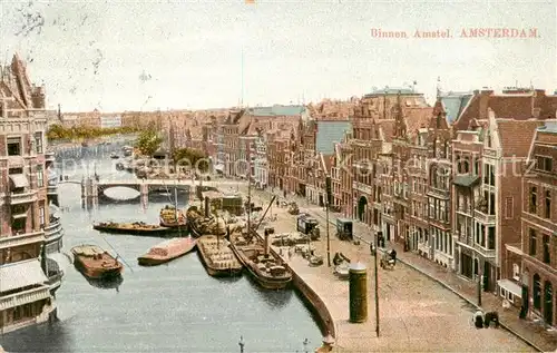 AK / Ansichtskarte 73795171 Amsterdam__NL Binnen Amstel 
